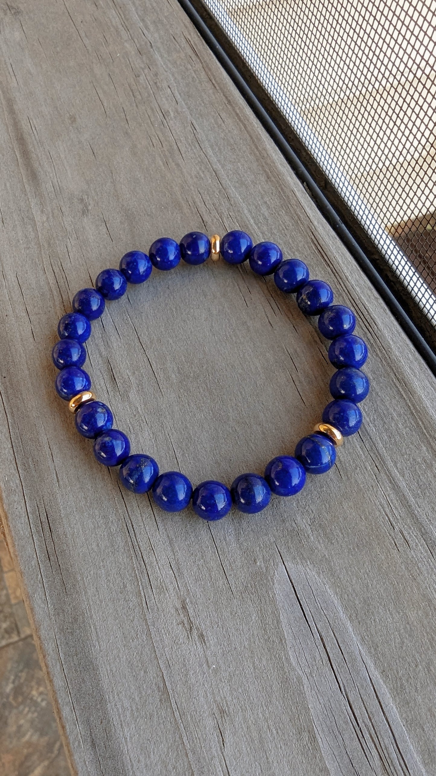 Lapis bracelet