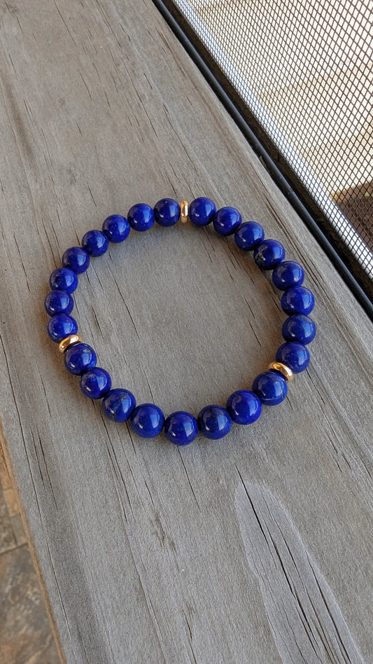 Lapis bracelet