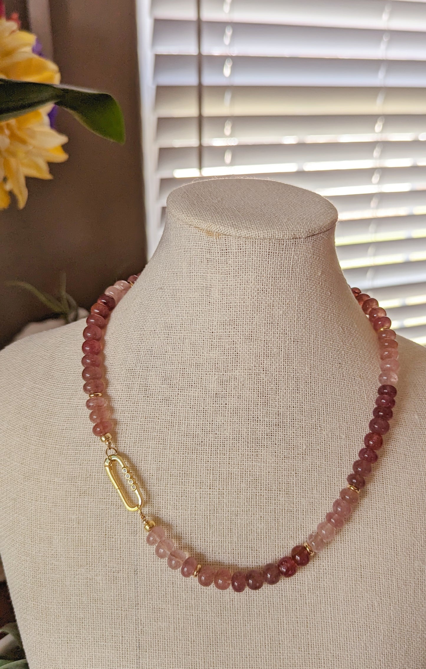 Strawberry Quartz Strand