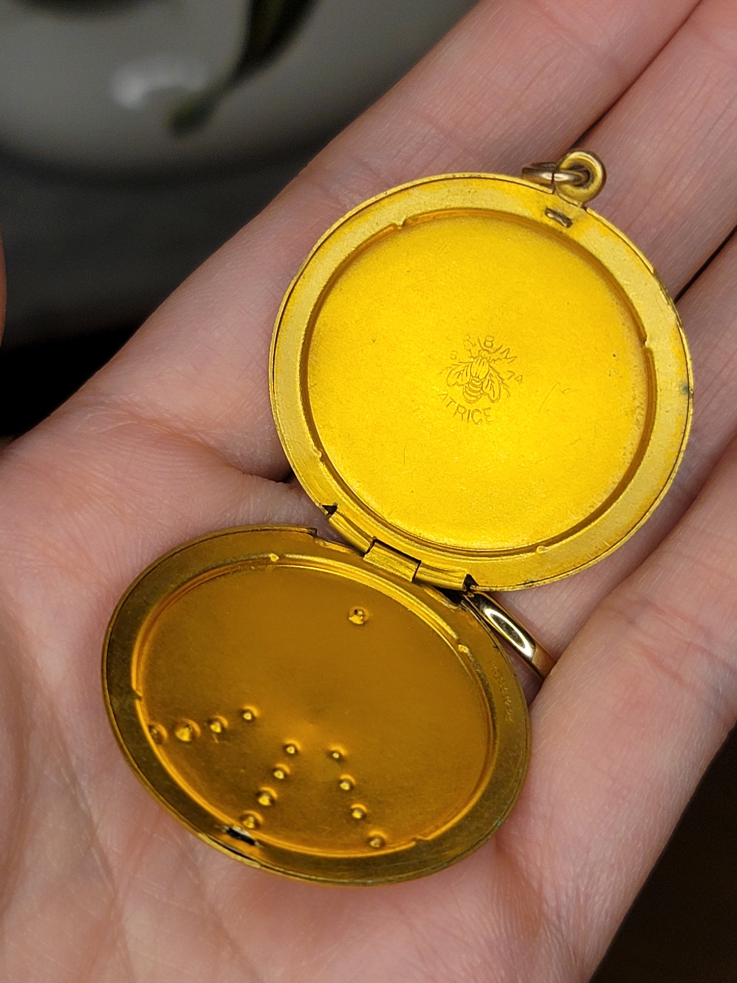 Gold filled locket