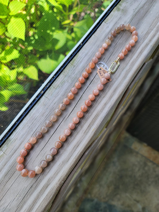 Peach moonstone