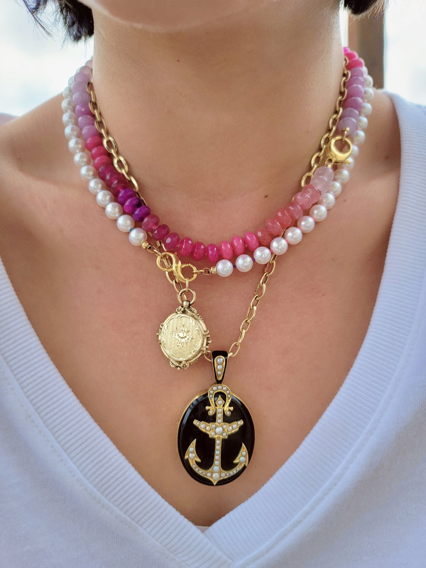 Freshwater pearl strand