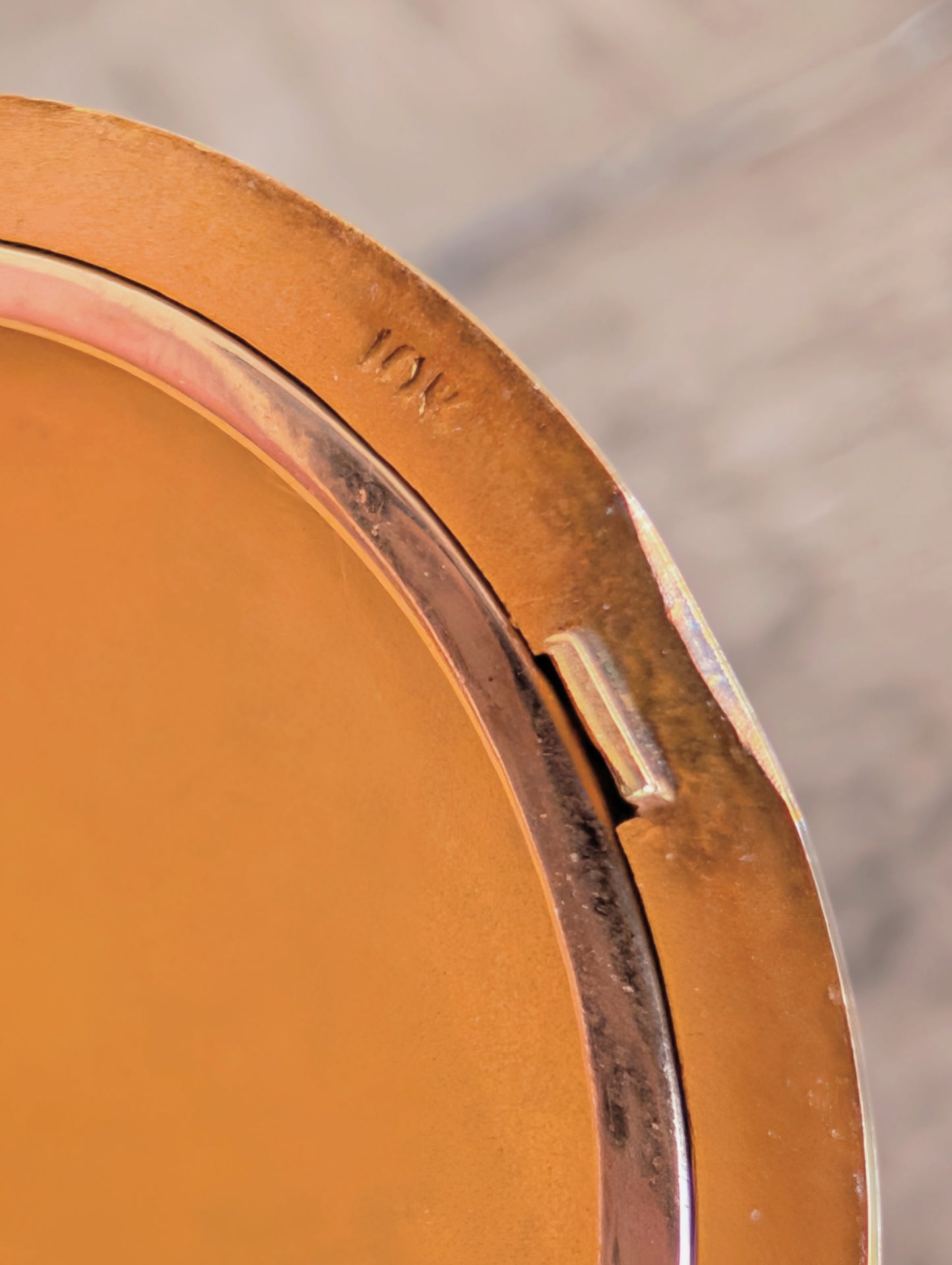 Engraved 10k gold locket