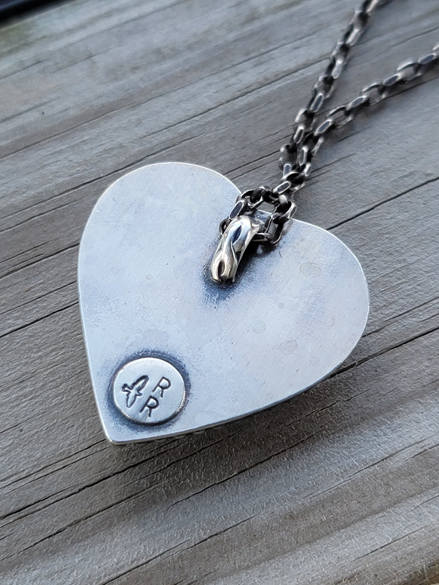 Golden rutilates quartz sterling heart